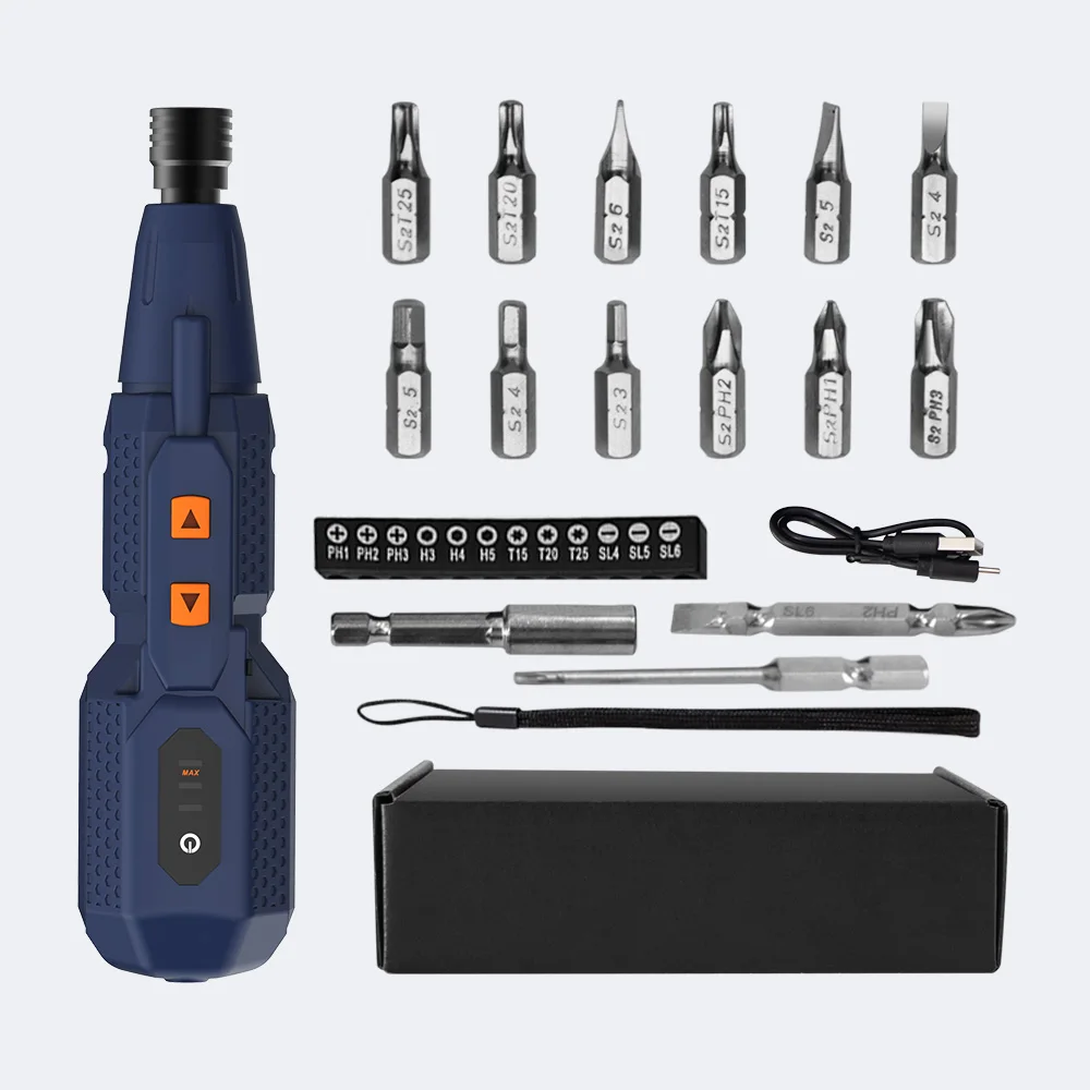 Electric Screwdriver Rechargeable Usb - Akku-Elektroschrauber-Set, 4,2 V, intelligente Elektroschrauber mit