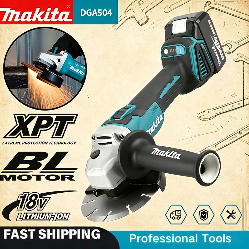 Makita DGA504 18V 6.0Ah 125mm  – Hand Tools Bewertung und Preis