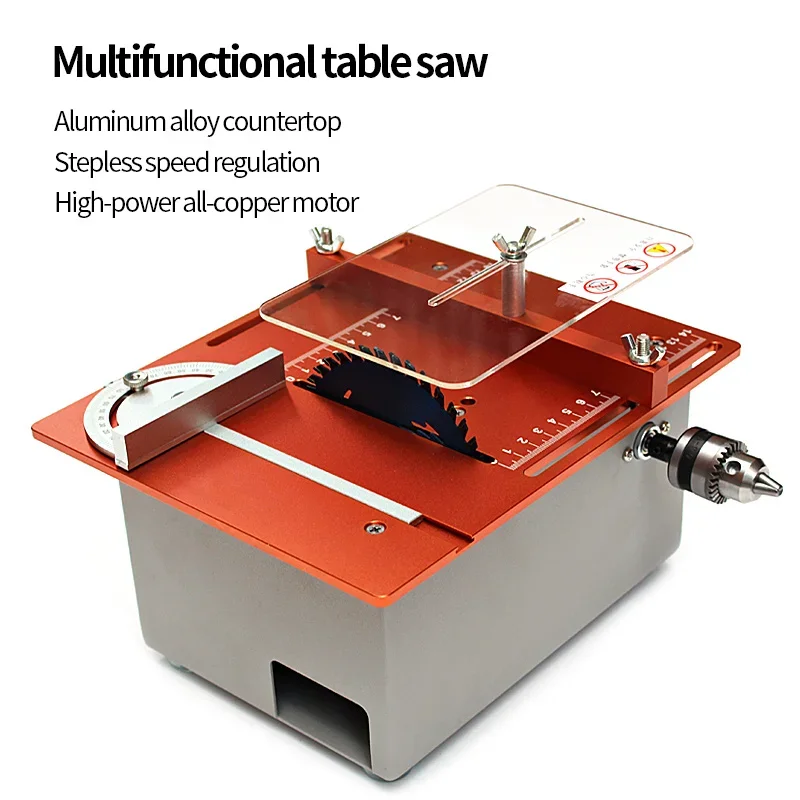 Mini Table Saw For Woodworking - Elektrowerkzeuge Multifunktionale Mini-Tischsäge Mini-Haushaltstischsäge Kleine Holzbearbeitungs-Kettensäge