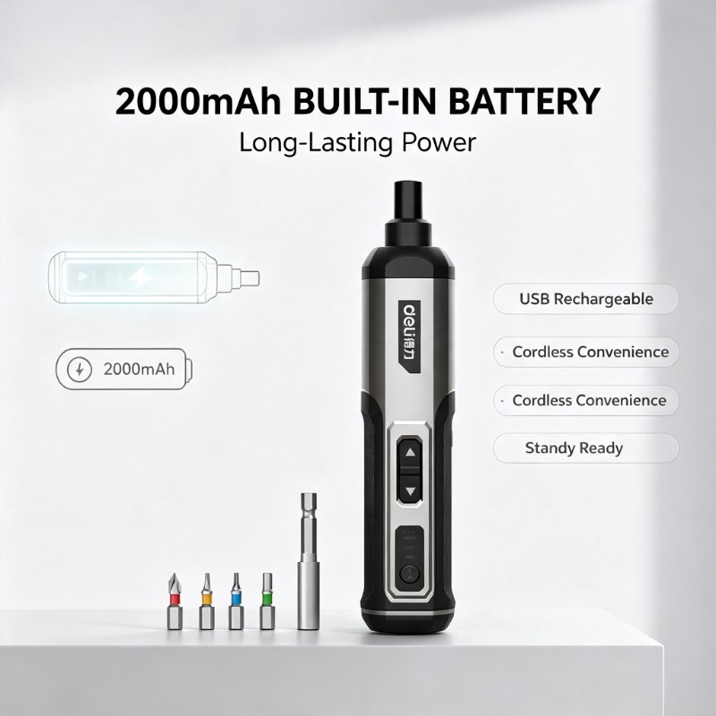 Deli 4V 3-Gang Akku-Elektrosch – Electric Screwdriver Rechargeable Usb Bewertung und Preis