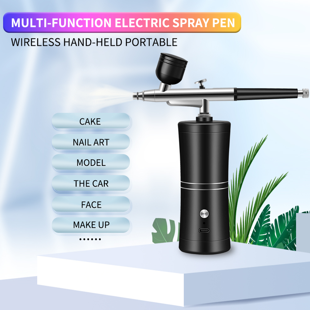 Tragbarer, wiederaufladbarer,  – Airbrush Kit With Mini Compressor Bewertung und Preis