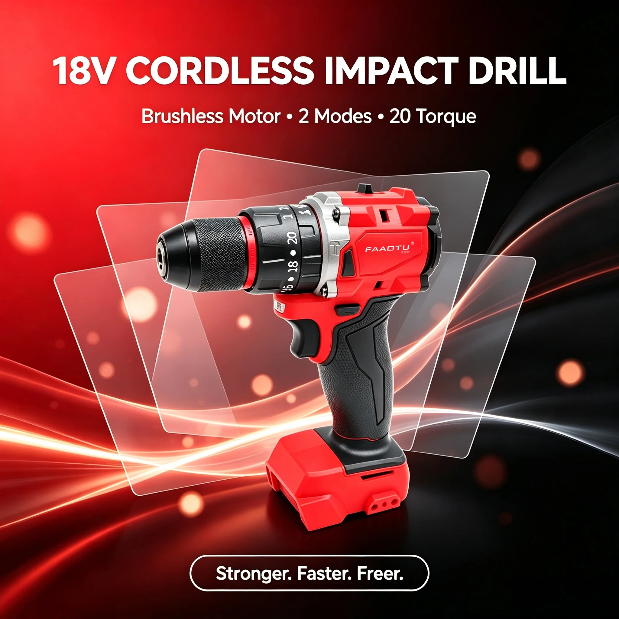 FAAOTU 18V Bürstenloser Akku-S – Brushless Cordless Electric Drill 18V Bewertung und Preis